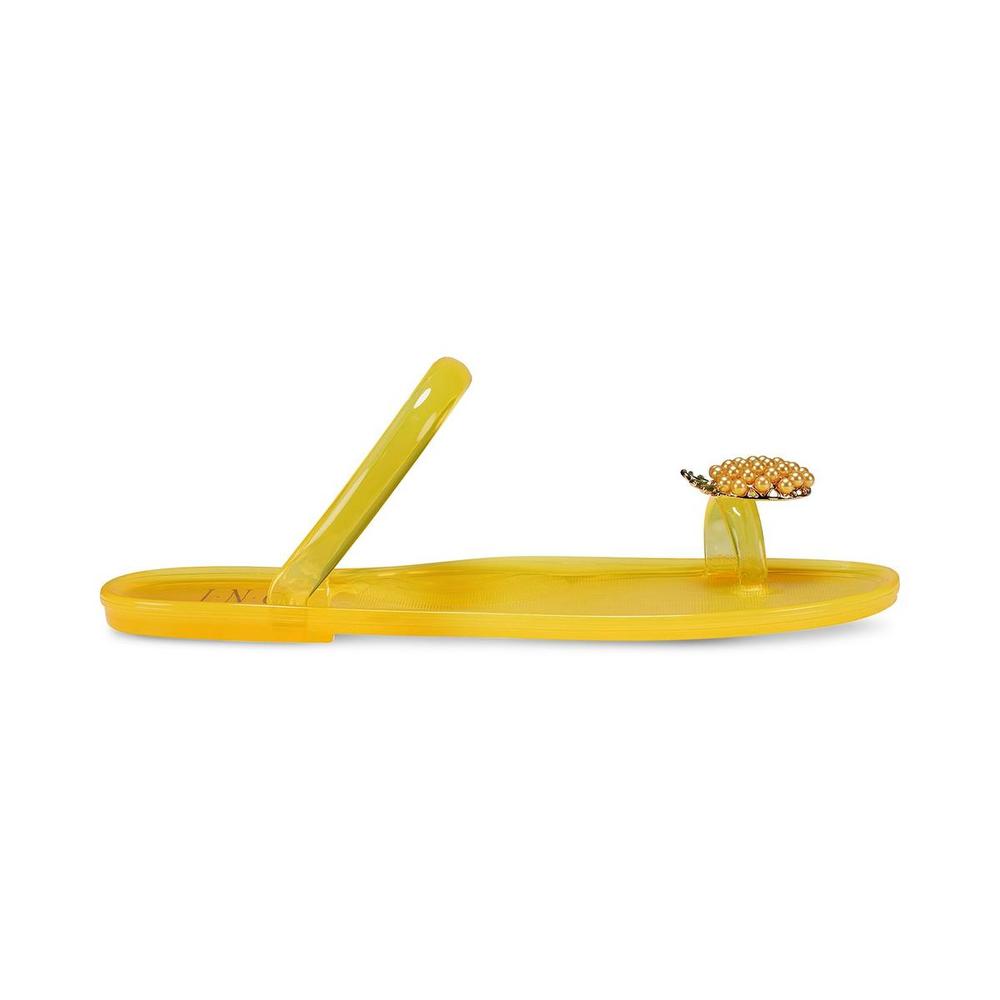 INC International Concepts Yellow Sandals - Picture 2 of 3